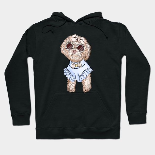 Cute bichon Hoodie by Kuchinska design